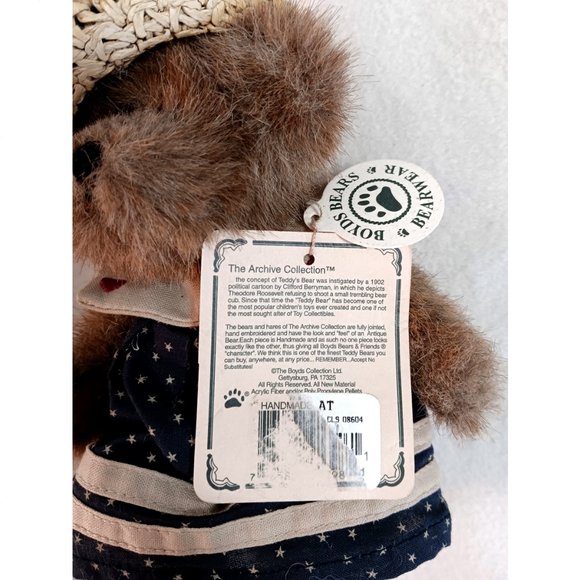 Boyds Bears Caroline Mayflower Investment Collectibles plush w/ tags 6.5" - Picture 4 of 4
